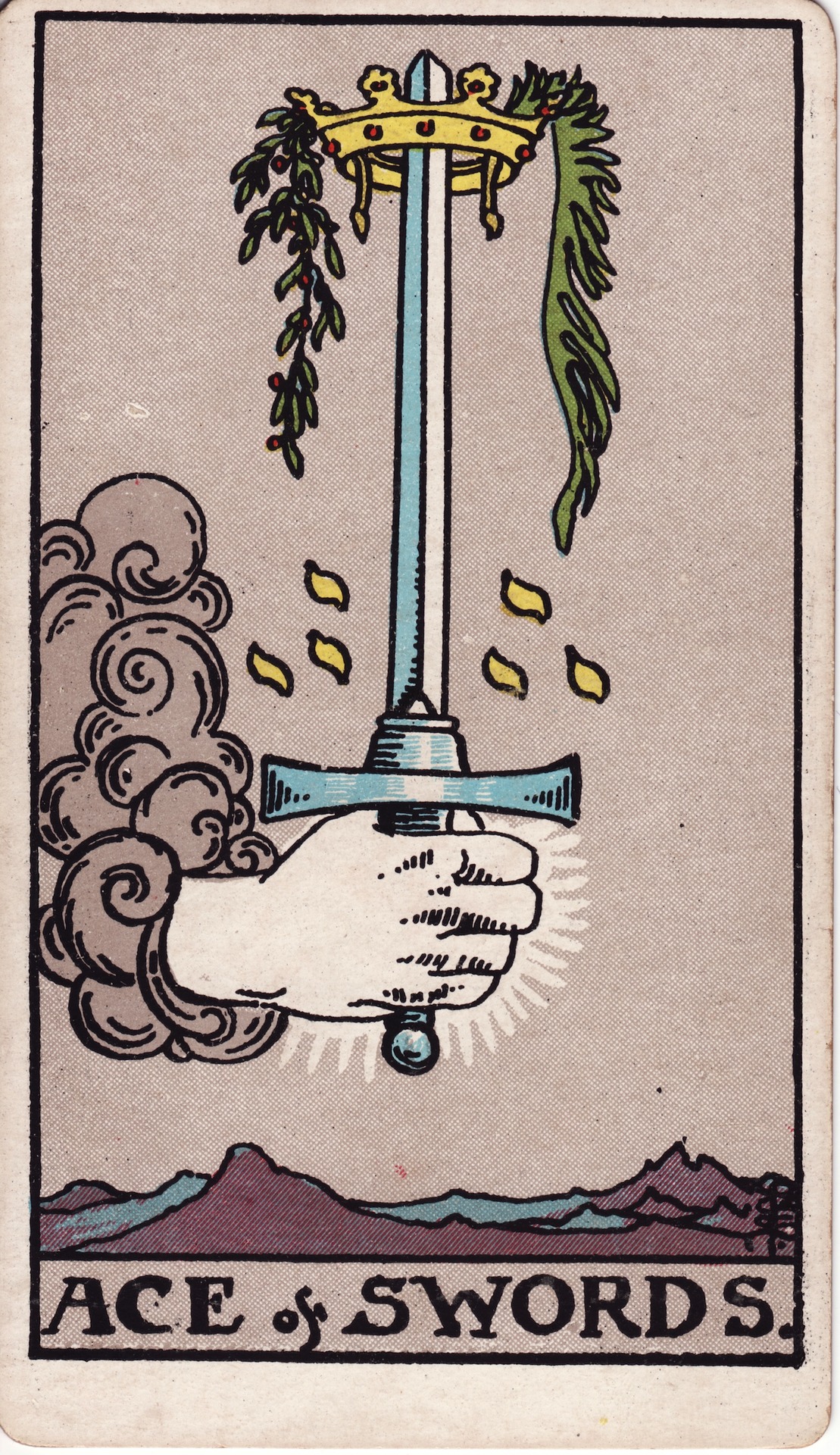 Carta Ás de Espadas