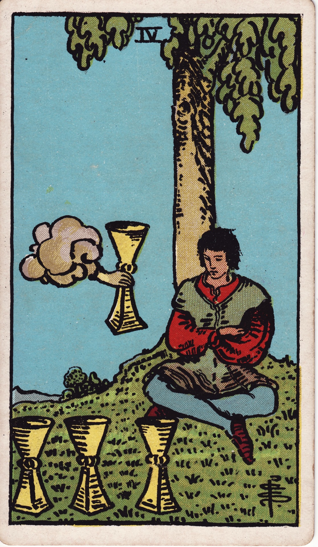 Carta Quatro de Copas