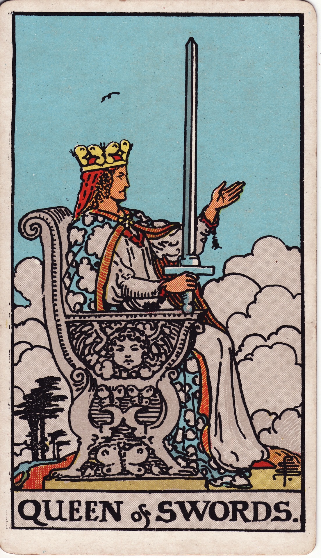 Carta Rainha de Espadas