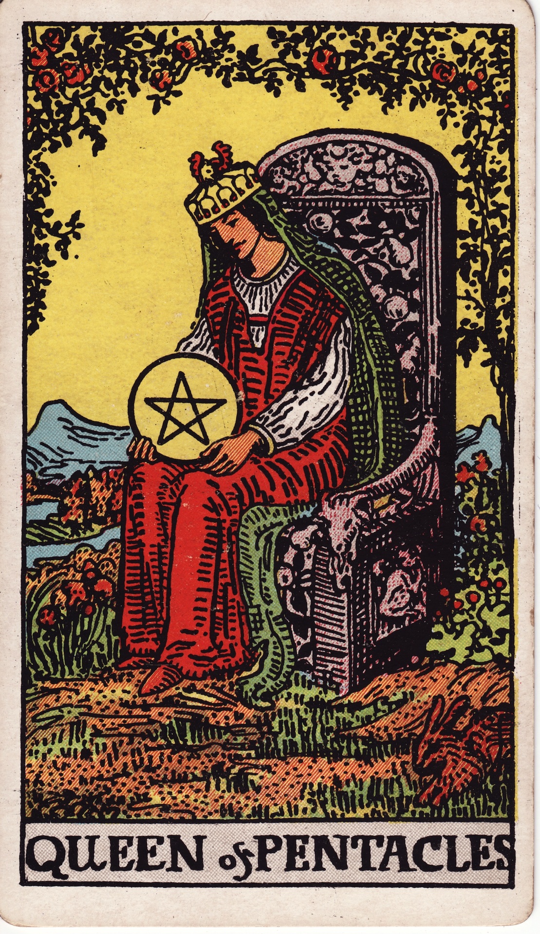 Carta Rainha de Ouros