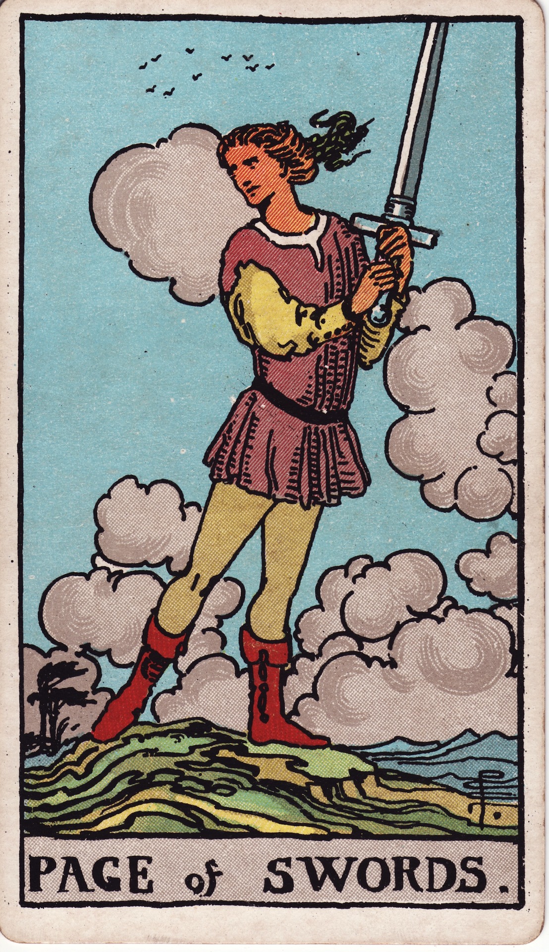 Carta Valete de Espadas