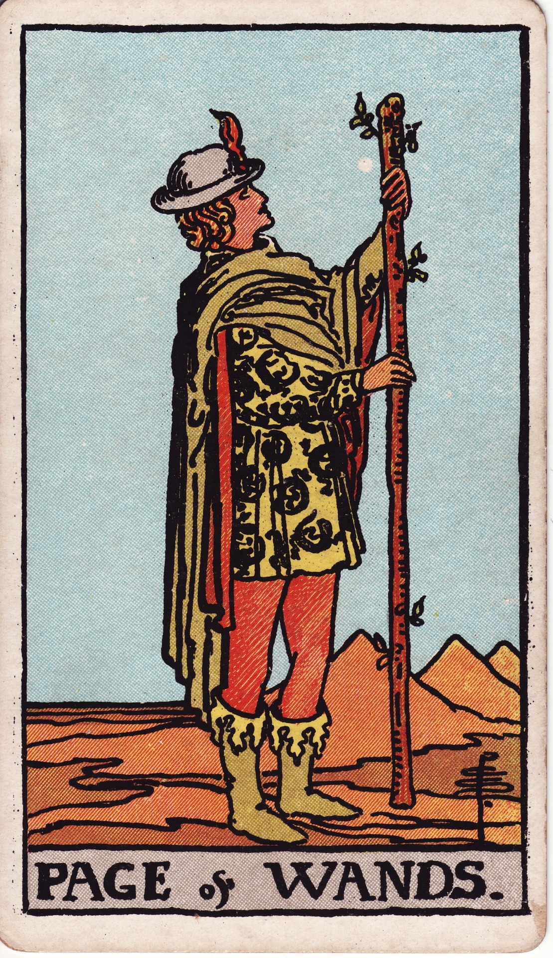 Carta Valete de Paus